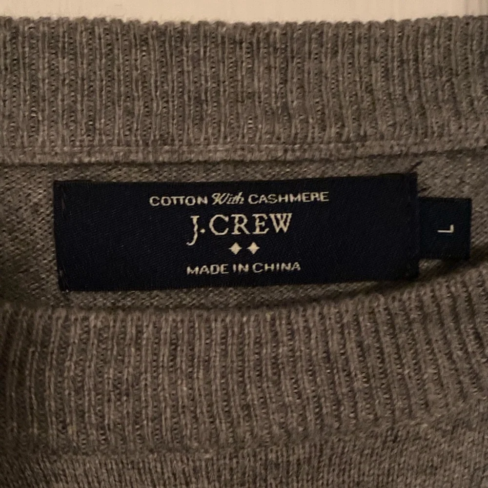 Jcrew “cotton with cashmere” sweater